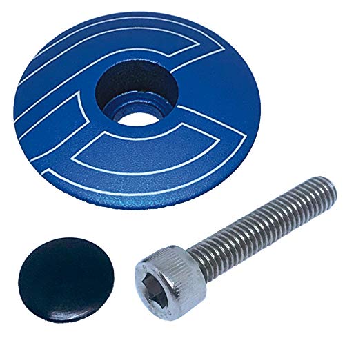 Cinelli Stemma Top Cap, Blu, Taglia Unica