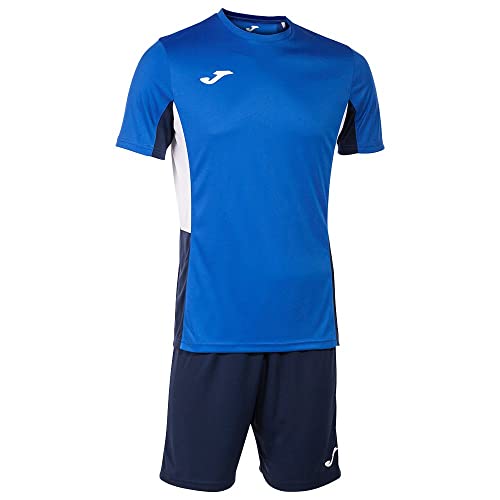 Joma Set Uomo Danubio Ii Blu Reale Blu Navy Bianco
