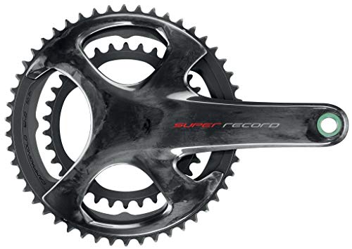 Campagnolo Super Record 12S Ultra-Torque Ti Carbon, Guarnitura Unisex Adulto, Nero, Taglia Unica