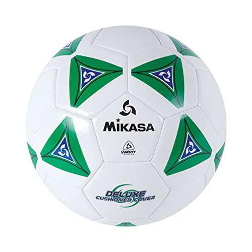 Mikasa Pallone Da Calcio Serious (Verde/Bianco, Misura 5)