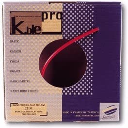 Transfil Scatola 50 Metri Copertura Freno C/Teflon Rosso, Cavi Sport, Multicolore (Multicolore), Taglia Unica