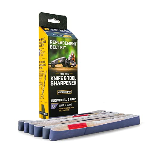 Kit Di Cinghie A Grana Fine Work Sharp – Wssa0002705 Kit Di Cinghie Per Affilatrice Di Coltelli E Utensili – Abrasivi Di Alta Qualità In Carburo Di Si