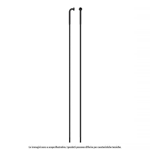 Sapim, Race Inox J-Bend (100 Pezzi), Raggi, Nero, 264 Mm, Unisex-Adulto