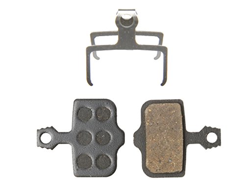M-Wave Brake-Pads, Organic, For Discbrakes Avid: Elixir/Db, W/Spring, 1 Pair For Front Or Rear, Blister