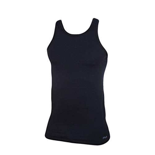 Fila Fu5033, Undershirt Uomo, Black, M