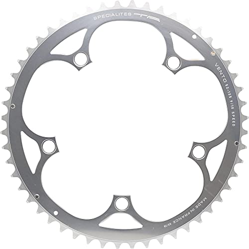 Spécialités Ta Vento Campagnolo, Corona 135 Pcd 9/10 Velocità Unisex-Adulto, Argento, 52T Outer