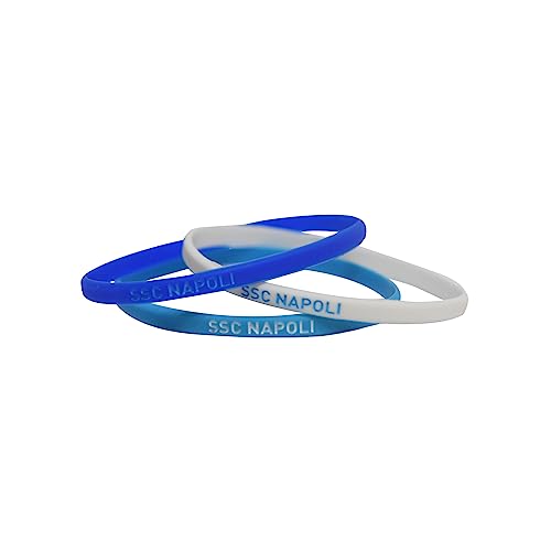 Ssc Napoli, Set Bracciali Unisex Adulto, Azzurro