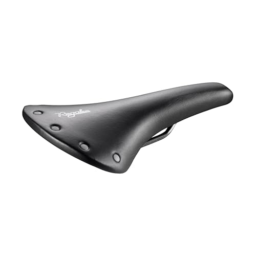 Selle San Marco Regal Evo, Sellini Per Biciclette Unisex, Black + Silver Mini-Rivets, One Size