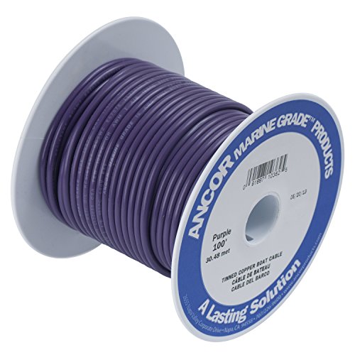 Ancor Tinned Copper Wire 12Awg (3Mm²) Purple 25Ft, Dan-933 Other, Multicolor, One Size