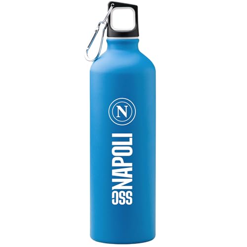 Ssc Napoli Borraccia Celeste In Polietilene Con Dosatore, 1000 Ml