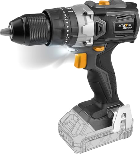 Batavia Trapano Combinato Senza Spazzole Da 18 V 60 Nm (Nudo)