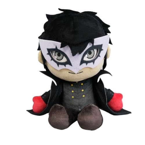 Popbuddies Persona 5 Royal Joker Cuteforme - Peluche Di Colore Nero, Rosso