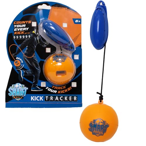 Smart Ball Kick Tracker - Palla Per Conteggio Palleggi, Set Con Corda, Display Led Integrato, Accessori Per Allenamento Calcio, Pallone Da Interno E E