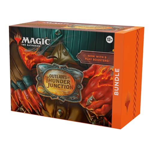 Bundle Di Magic: The Gathering Di Banditi Di Crocevia Tonante: 9 Buste Di Gioco, 30 Carte Terra E Accessori Esclusivi (English Version)