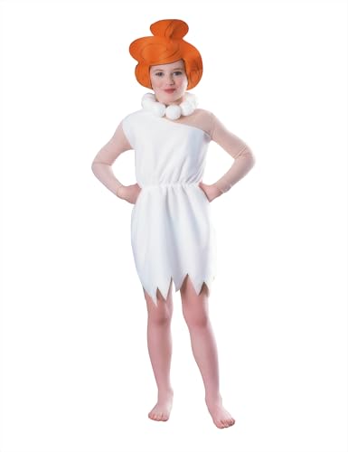 Rubies Costume Wilma Flintstones Classic Per Bambine, Abito, Collana E Copricapo, Licenza Ufficiale The Flintstones Per Carnevale, Feste, Compleanni