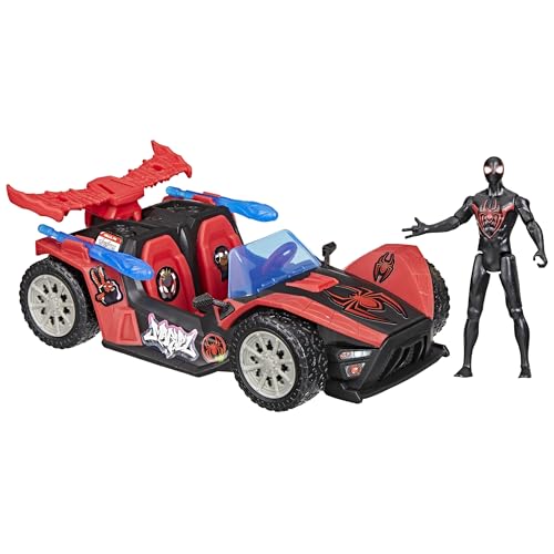 Hasbro Marvel- Marvel Spider-Man Venomversus Epic World Of, Action Figure E Auto Miles Morales Remix Blast Racer, Giocattoli Di Supereroi, Dai 4 Anni