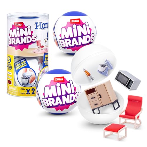 Mini Brands Capsula A Sorpresa Home Di Zuru Con Minis Da Collezionare A Tema Casalingo, (2 Capsule)