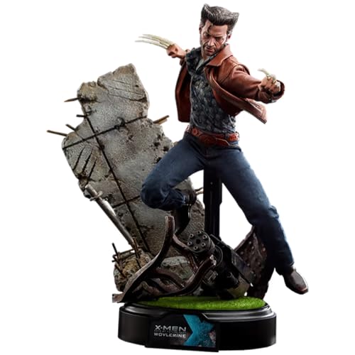 Hot Toys X-Men Days Of Future Past - Statuetta Movie Masterpiece 1/6 Wolverine (1973 Version) Deluxe Versione 30 Cm