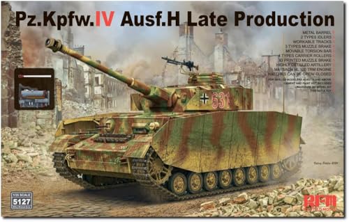 Rye Field Model - Modello Char Sd.Kfz.161/1 Panzerkampfwagen Iv Ausf. H Late Production |Rye Field Model|5127| 1:35 Modello Char Promo