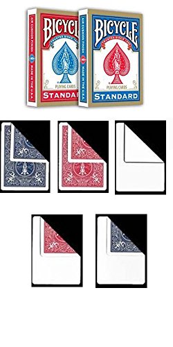 2 Mazzi Carte Bicycle Standard Index + 5 Carte Gaff