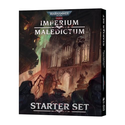 Cubicle 7, Wh 40K Rpg Imperium Maledictum Munitions Starter Set - Fantasy Rpg Starter Set - Per 1+ Giocatori, Età 14+