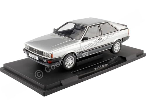 Modellino In Scala Compatibile Con Audi Coupe Gt 1980 Silver 1:18 Modelcargroup Mcg18314