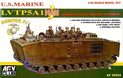 Afv-Club 35022 - Modellino Veicolo Di Trasporto Da Guerra Lvtp5 Amtrac In Scala 1:35