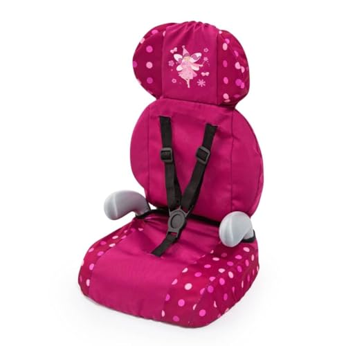 Bayer Design- Giocattolo, Seggiolino Auto, Accessori Per Bambole, Colore Bordeaux, Fata Con Motivo, 67567Aa