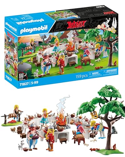Playmobil | Asterix | Il Banchetto Del Villaggio | Set Di Gioco Asterix | Asterix E Obelix | Giocattolo Avventuroso Per Bambini Dai 5 Anni In Su | 718