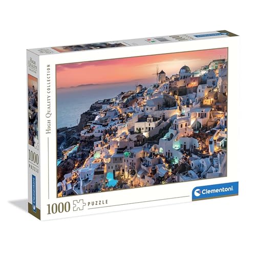 Puzzle 1000 Pezzi Hqc Santorini - Puzzle Adulti