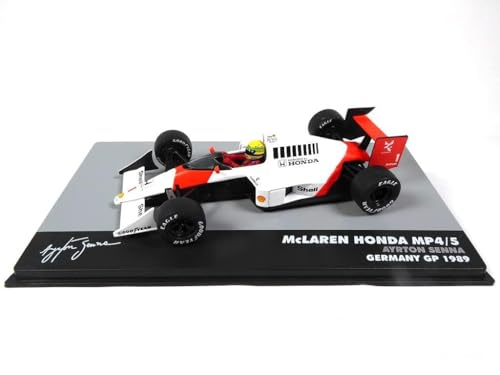 Opo 10 - Auto Di Formula 1 1/43 Compatibile Con Mclaren Mp4 / 5# 1 Ayrton Senna Vincitore Germania Gp F1 1989-724