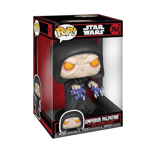 Funko Pop! Jumbo: Star Wars Darkside - Emperor Palpatine - Imperatore Palpatine - Figura In Vinile Da Collezione - Idea Regalo - Merchandising Ufficia