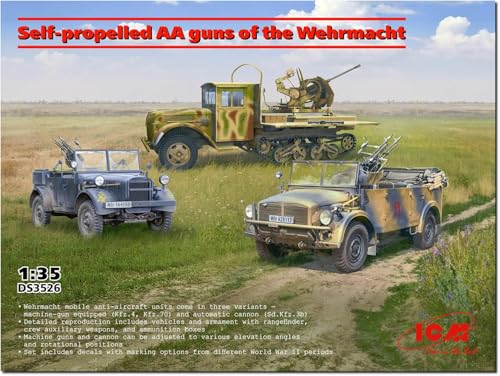 Icm - Modello Self-Propelled Aa Guns Of The Wehrmacht |Icm|Ds3526| 1:35 Modello Char Promo