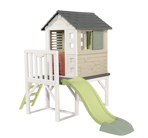 Smoby Life - Casetta Palafitta, Altezza 70 Cm, Dimensioni: 98X110X127Cm, Dai 2 Anni, 7600810802