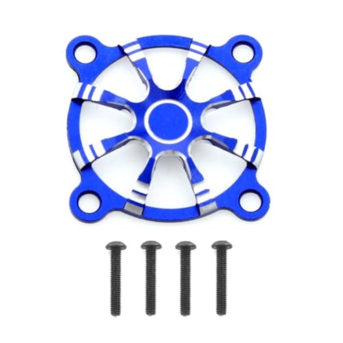 Janasiba Copertura Della Ventola In Lega Di Alluminio 30 X 30 Mm Per Motore Rc Esc Ventola Di Controllo Elettrica Copertura Di Protezione Blu