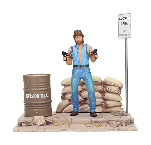 Sd Toys Matt Hunter (Chuck Norris) Set Di Lusso Con Diorama, Figura 18 Cm Tough Guy Mgm