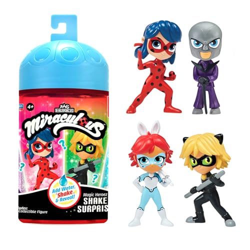Bandai - Miraculous Ladybug - Chibi Figures Color Change Surprise - Mini Bambola Miraculous 10 Cm - Cambia Colore - Modello Casuale - Personaggi Colle