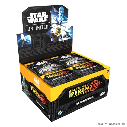 Star Wars: Unlimited Salto Nell'Iperspazio Booster Display (Set Di 24 Booster Pack) - Gioco Di Carte Collezionabili, 12+ Anni, 2+ Giocatori, 20 Minuti