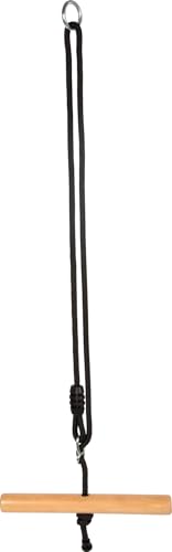 Small Foot Trapezio Twist Black Line In Legno, Altalena Utilizzabile In Maniera Versatile, Regolabile In Altezza, Indoor E Outdoor, Per Bambini Dai 3
