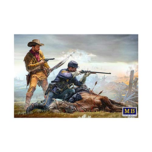 Master Box Ltd. Mb35191 - Statuetta Final Stand, Serie Indian Wars
