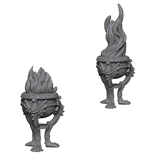 Dungeons & Dragons Wizkids Braziers Wizkids Deep Cuts Unpainted Miniatures