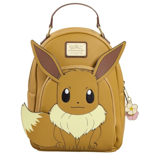 Loungefly Pokemon - Eevee - Mini Backpack - Sacchetto Carino Da Collezione - Idea Regalo - Merchandising Ufficiale - Per I Ragazzi, Ragazze Uomini E D