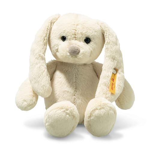 Steiff Tilda - Peluche A Forma Di Coniglio, 20 Cm, Giallo, Con Orecchie Pieghevoli, Soft Cuddly Friends, Morbido Peluche Per Coccole E Giocare, Lavabi