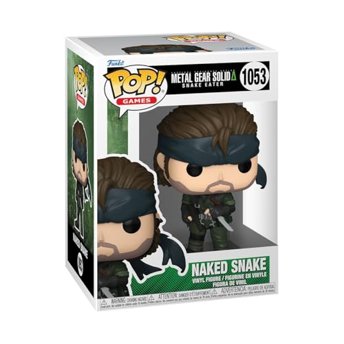 Funko Pop! Games: Metal Gear - Naked Solid Snake - Metal Gear Solid - Figura In Vinile Da Collezione - Idea Regalo - Merchandising Ufficiale - Giocatt