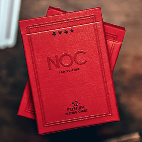 Solomagia Mazzo Di Carte Noc Pro 2021 (Burgundy Red) Playing Cards - Marked