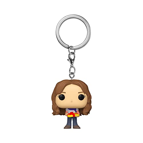Funko Pop! Keychain: Harry Potter Holiday - Hermione Granger - Mini Figura In Vinile Da Collezione Novità Portachiavi - Riempitivi Per Calze - Idea Re