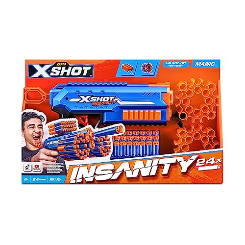 Zuru X-Shot Folle-Maniaco 24 Frecce