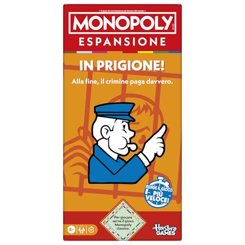 Monopoly, Espansione In Prigione (Per Giocare Serve Il Gioco Monopoly Classico) - Versione Italiana