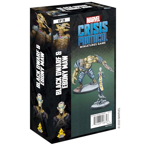 Atomic Mass Games - Marvel Crisis Protocol: Character Pack: Black Dwarf And Ebony Maw - Miniature Game