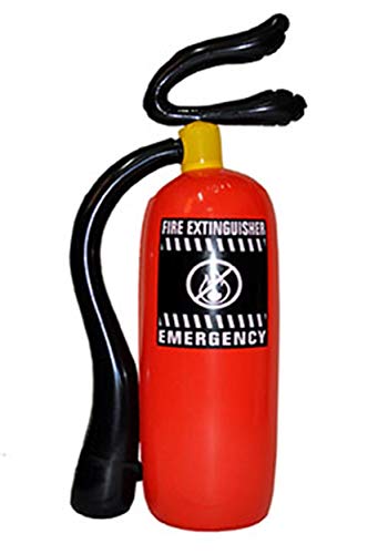 Funny Fashion Estintore Gonfiabile Per Travestimento Pompiere Vigile Del Fuoco